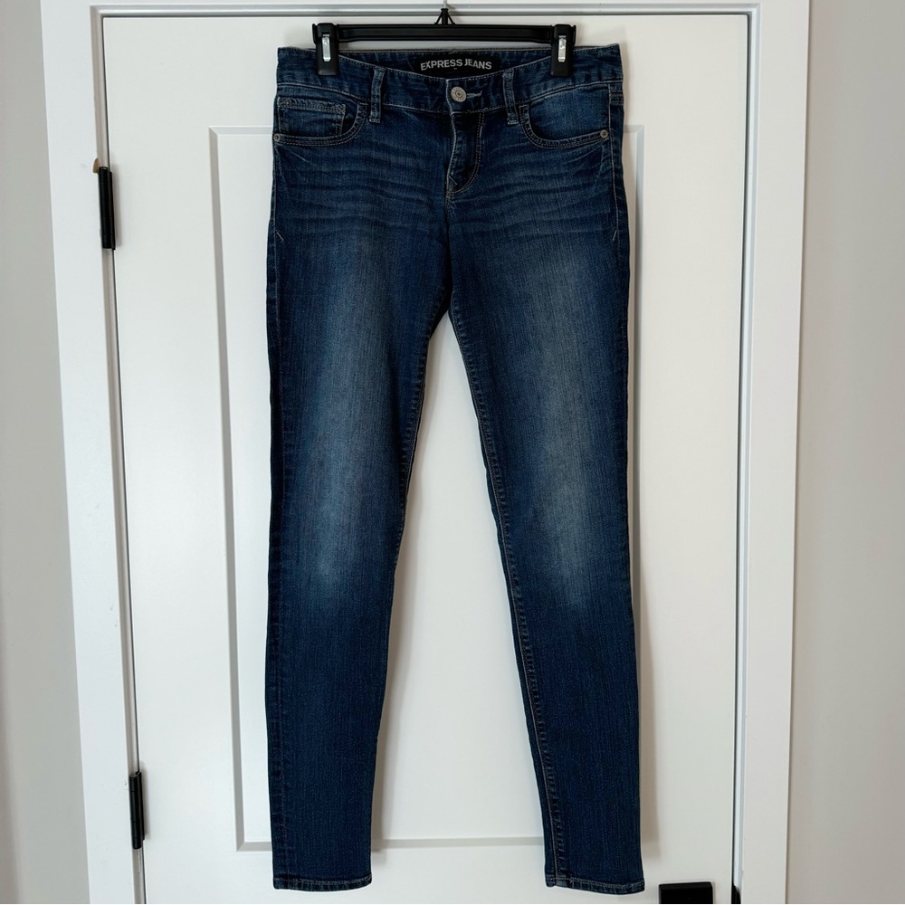 Express | Women’s Stella Skinny Jeans | Low-Rise Legging | Size 4 Long